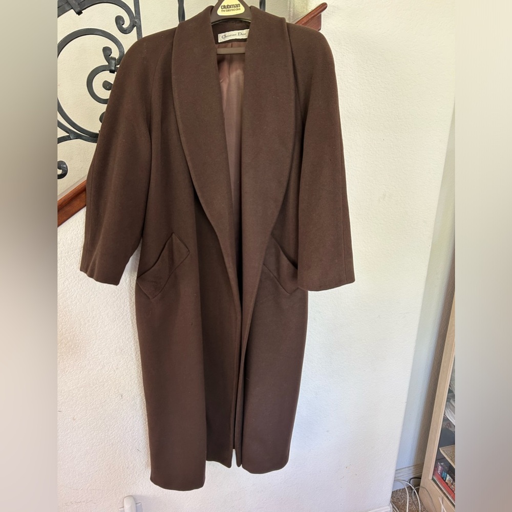 Christian Dior Men’s Long Cashmere Coat